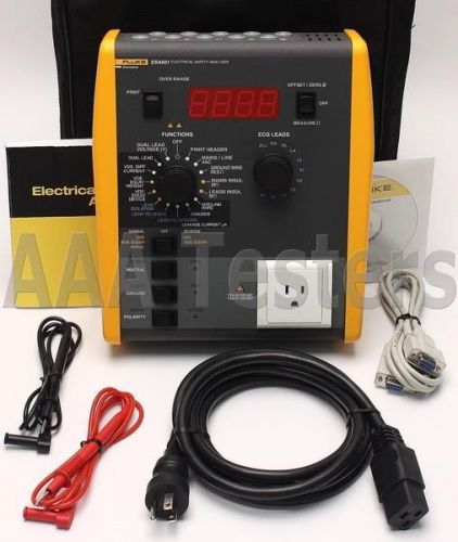Fluke esa601 electrical safety analyzer medical equipment tester esa-601 for sale