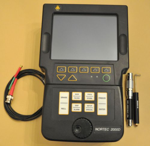 Olympus Staveley Nortec 2000D Sonic Flaw Detector Probe &amp; Transducer NDT