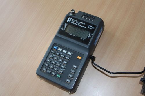 JDSU / Wandel&amp;Goltermann SPM-33 Selective Level Meter 200Hz - 1.62MHz BN 2033/01