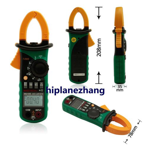 Ture rms inrush clamp meter 6600 ac dc current volt. ohm cap. frequency ms2108s for sale