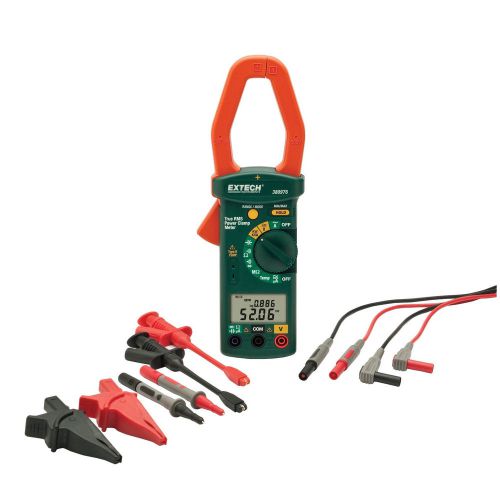 Extech 380976-k ac power clamp meter kit for sale