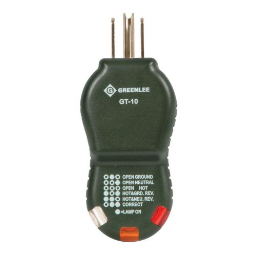 Greenlee GT-10 Polarity Cube Receptacle Tester