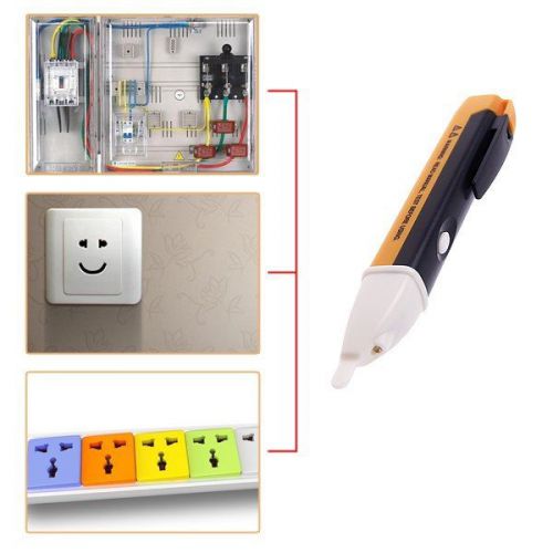 AC Non-Contact Electric Voltage Detector Sensor Tester LED Pen Stick 90~1000V