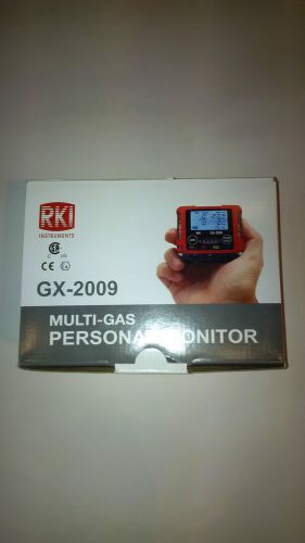 Rki gx-2009 four gas personal monitor w/charger for sale