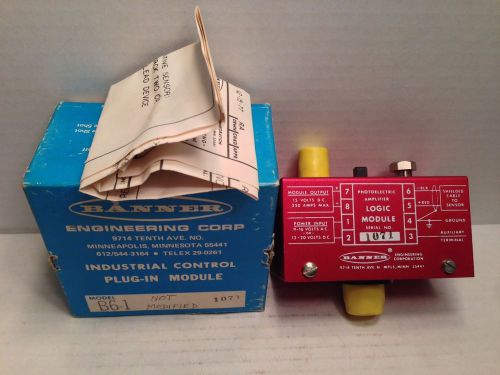 New! banner photoelectric amplifier logic module b61 b61 for sale