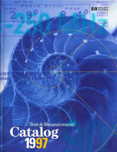 HEWLETT PACKARD 1997 HARD COVER TEST AND MEASUREMENT CATALOG