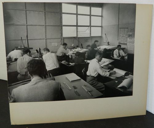 1950&#039;s Phaostron Co. Occupational Photograph Engineers Design Product