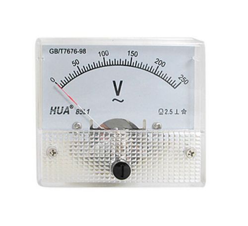 85l1 ac 0-250v rectangle analog volt panel meter gauge for sale