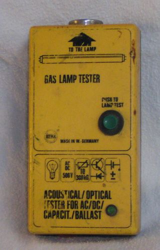 Beha  gas lamp tester no leads or antenns