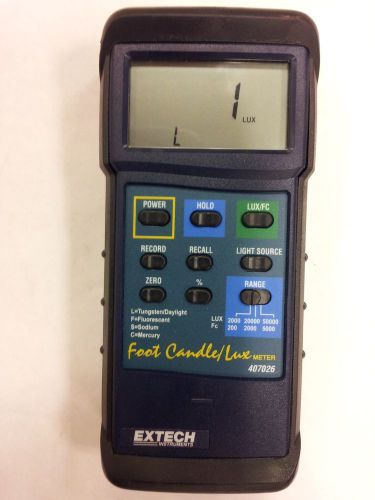 Extech heavy duty light meter, model 407026 for sale