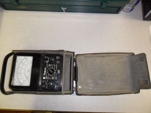 Simpson 260 series 6p volt ohm milliammeter with accessories and expander works for sale