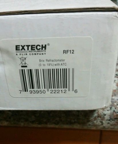 Brand New Extech Brix refractometer RF12 Retails $125 were the cheapest around