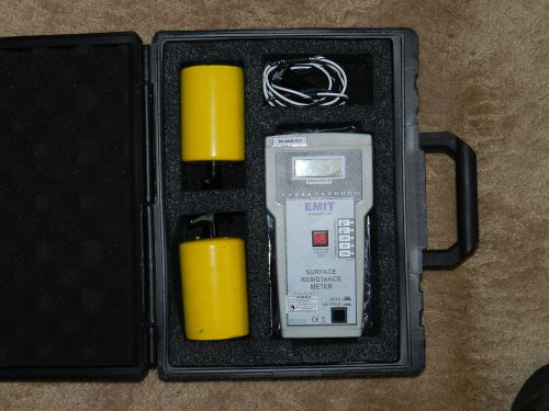 Desco 50557  surface resistance meter kit with electrodes, leads, case for sale