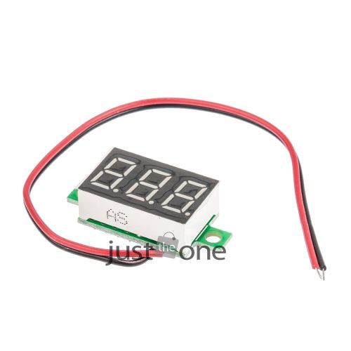 0.36&#034; mini digital voltmeter dc4.50-30.0v red led fahrzeuge motor panel meter for sale