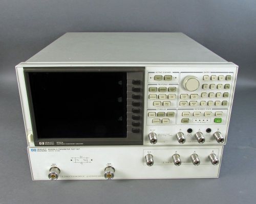HP 8702A Lightwave Component Analyzer w/ Opt. 10 &amp; 85046A S-Parameter Test Set