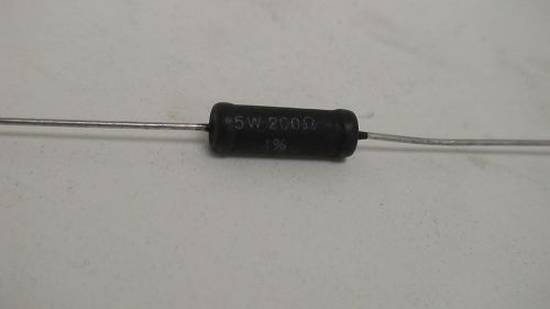 200 Ohms 5 W 1% Wire wound / Wirewound Resistors 245pcs one lot