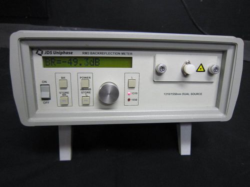 JDS Uniphase RM3 Dual Wavelength (1310um / 1550um) Backreflection Power Meter