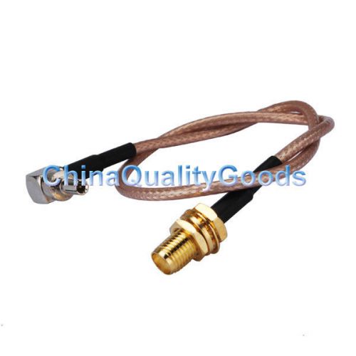 3x SMA female bulkhead CRC9 Jumper cable for huawei 3G modem E176G E156G 15cm