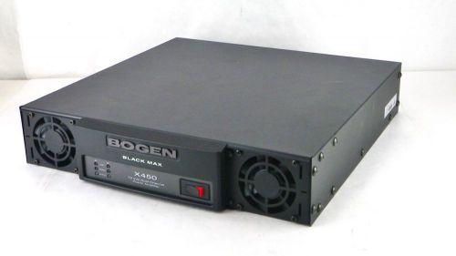 BOGEN X450 70V 2 CH 1200W  Black Max Dual-Channel Amplifier 1Ac