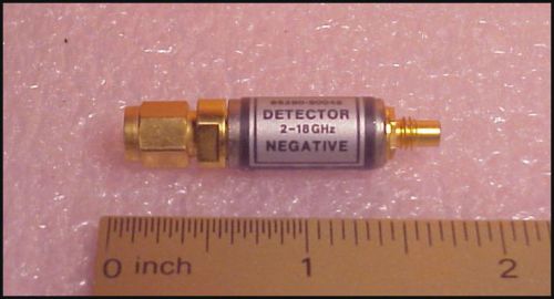 HP 86290-60045 negative detector 2 - 18 Ghz , SMA (3.5mm) - SMC , Tested