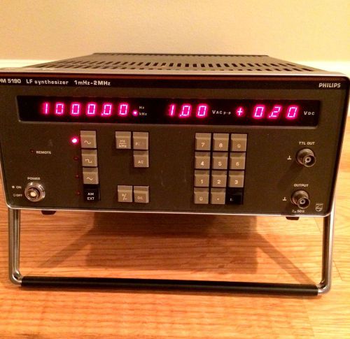 Philips PM5190 1mHz-2MHz Signal Source Generator
