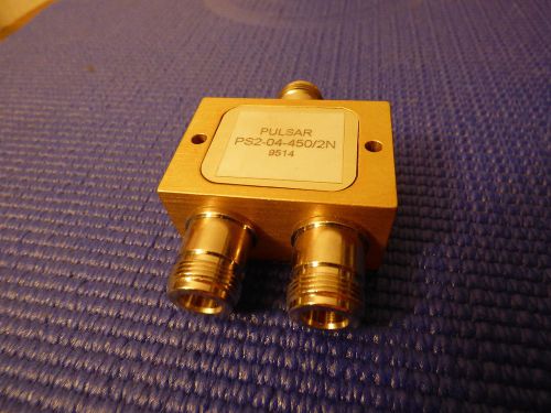 Pulsar microwave ps2-04-450/2n power divider / splitter 30 watts new for sale
