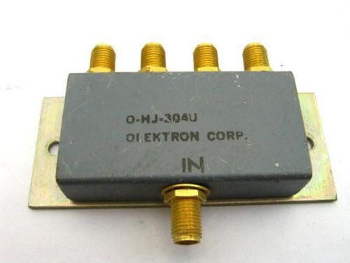 Olektron 4-way RF Power Divider 10-800 MHz  SMA Tested