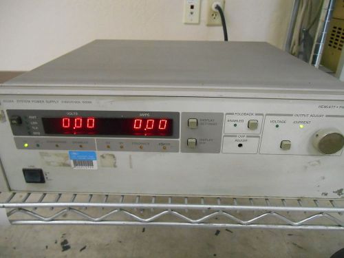 Hp hewlett-packard 6032a system power supply, 0-60v/0-50a 1000w, s/n 3232a-08423 for sale