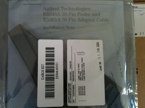 Agilent E5346A Cable Kit: E5346A 38-Pin Probe &amp; E5351A 38-Pin Adapter Cable
