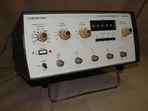WAVETEK Model 803 50 MHz Pulse / Burst Generator Lab Test Equipment