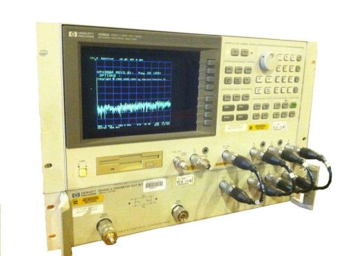 Hp 4396a network/spectrum analyzer with 85046a s-parameter test set w/ manuals for sale