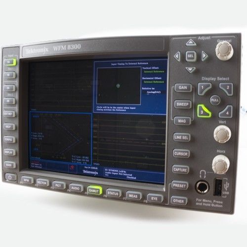 Tektronix wfm8300 advanced 3g/hd/sd waveform monitor and analyzer w/ 3g and phy for sale