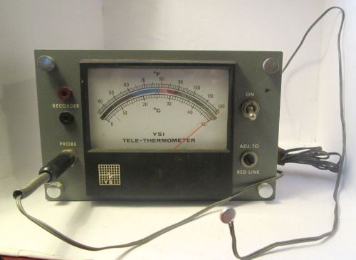 YSI YELLOW SPRING 43TD TELE-THERMOMETER with PROBE WORKS