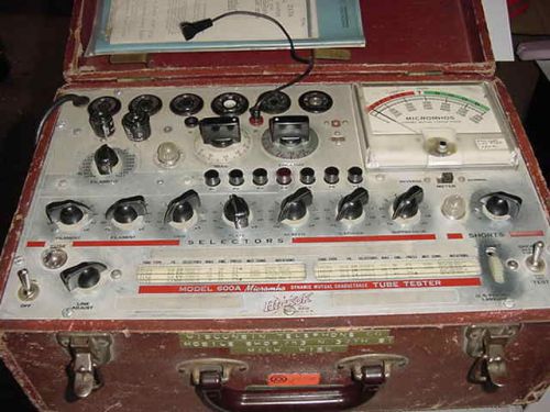 ** hickok 600a tube tester ** tested against my western electric ks-15750-l1 ** for sale