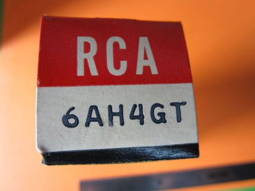 VACUUM TUBE RCA 6AH4GT RECEIVER TV RADIO BIN#D5