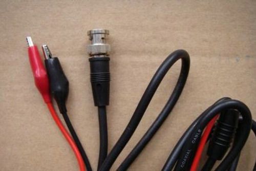 RG58 Coaxial Cable BNC Crimp &amp;Crocodile Clip Test Lead