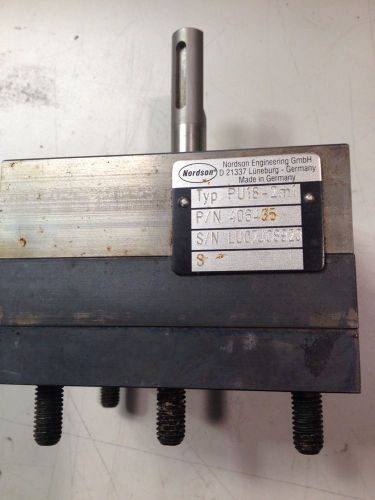 Nordson Meltex Gear Pump, Rebuilt,406435, PU18-2m1