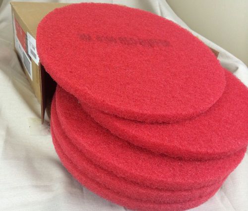 5 pack: 3M 08989 Red Buffer Pads 14&#034; 5100 series