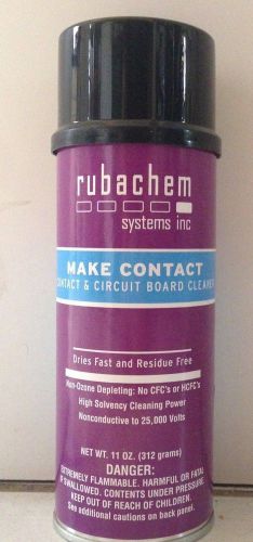 Rubachem make contact contact &amp; circuit board cleaner 11oz for sale
