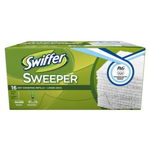 Swiffer Dry Sweeping Cloths, Unscented, 16 cloths