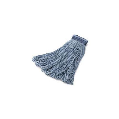 Rubbermaid® Commercial Universal Headband Mop Head, Cotton/Synthetic, 24oz, Blue