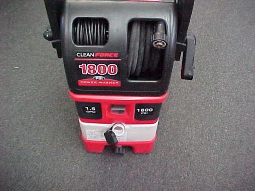 Clean force cf1800hd 1800 psi 3 tips 35 ft electric pressure washer for sale