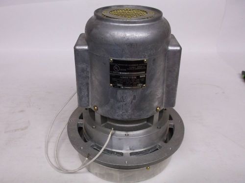 Ametek lamb vacuum blower / motor 230 volts hazardous location 114589 for sale