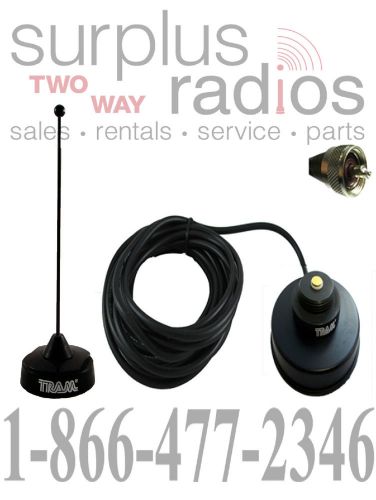 Black vhf magnet mount antenna kit mobile kenwood tk760 tk780 tk7160 tk7180 for sale