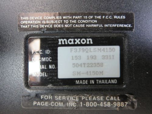 MAXON SM-4150M VHF RADIO