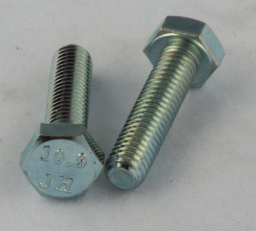 M8-1.25 x 120mm hx hd cap screws coarse thread cl10.9 zinc 5 pack for sale