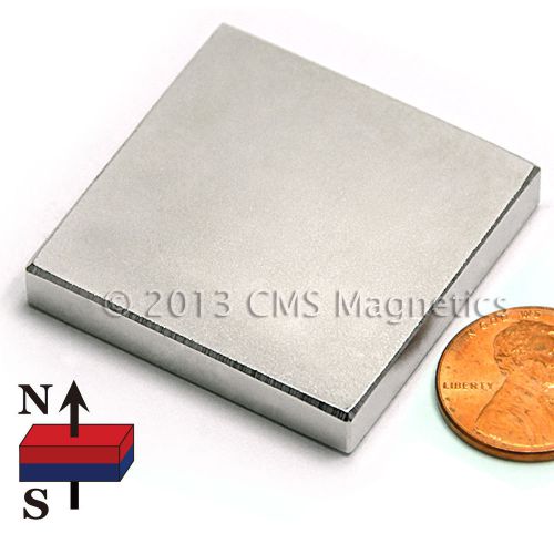 Neodymium magnets n42 1.5&#034;x1.5&#034;x1/4&#034; ndfeb rare earth magnets 50 pc for sale
