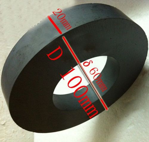 1pcs strong black dics ferrite y30 round magnet d100 x 20 mm for sale