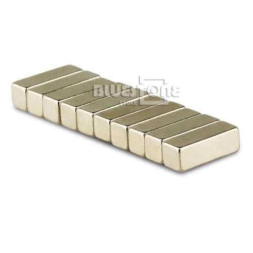 10PCS Strong Square Block Magnets 12 x 4 x 4mm Rare Earth Neodymium N35