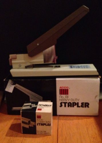 Acco Heavy Duty Stapler No. 131 Office Supplies Up To 100 Sheets Staples Include
